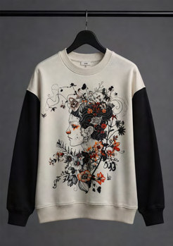Embroidered sweatshirt